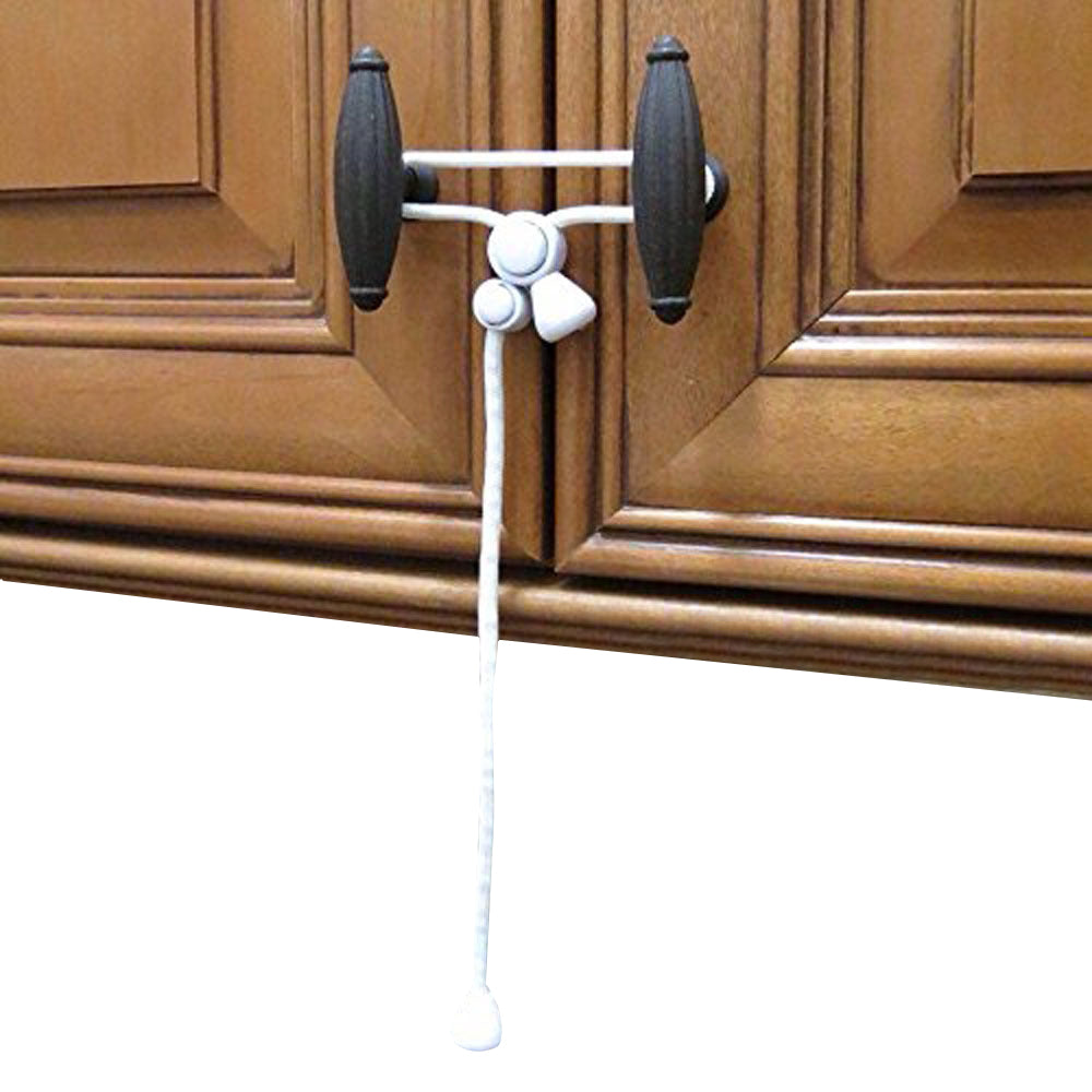 5 X Child Safety Cabinet Locks Rope Safety Cabinet Door Locks