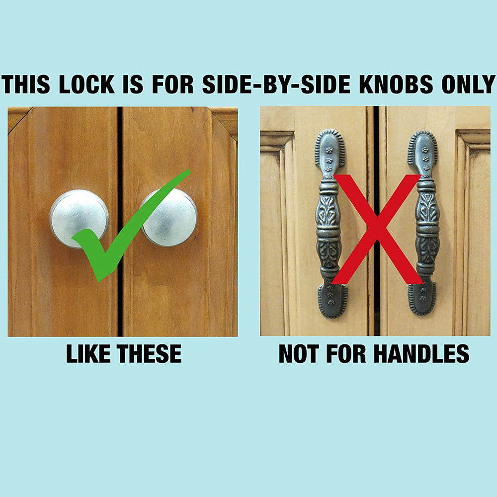 5 X Child Safety Cabinet Locks Rope Safety Cabinet Door Locks