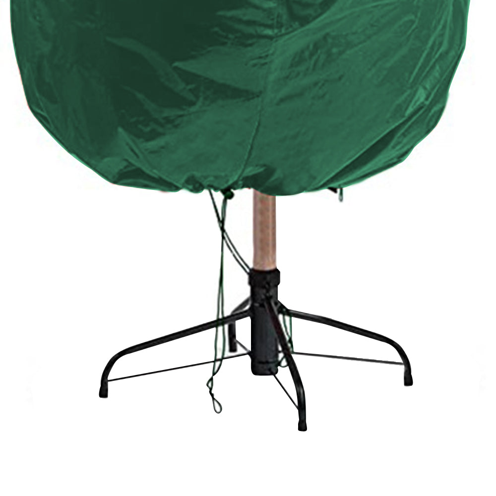 7ft Christmas Tree Storage Bag Christmas Tree Zipped Cover Upright Xmas Tree Zip Bag Dustproof Sack Storage Bag Green