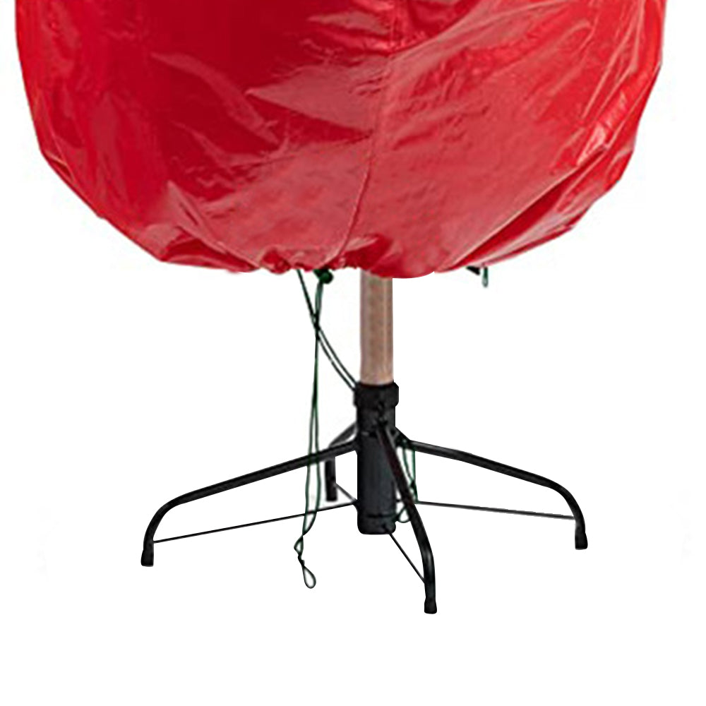7ft Christmas Tree Storage Bag Christmas Tree Zipped Cover Upright Xmas Tree Zip Bag Dustproof Sack Storage Bag Red