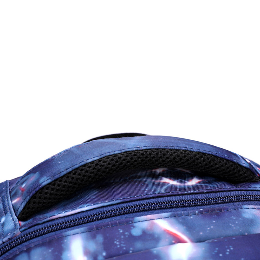 3Pcs Boys School Backpack Bags Lunch Bag Pencil Case Teens Bookbag Blue