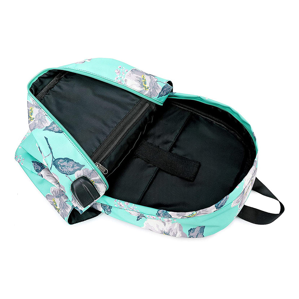 3Pcs Backpack Lunch Bag Pencil Case School Teens Bookbag Set Rucksack Green