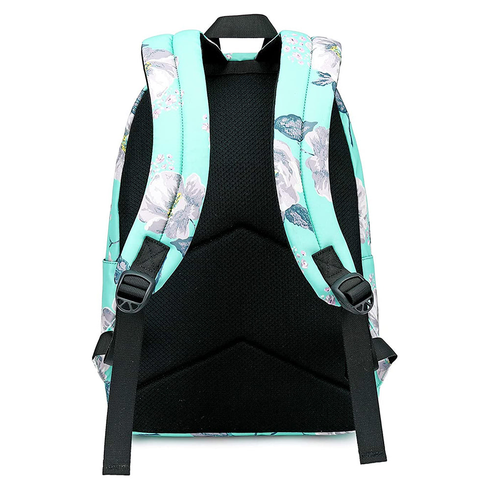 3Pcs Backpack Lunch Bag Pencil Case School Teens Bookbag Set Rucksack Green