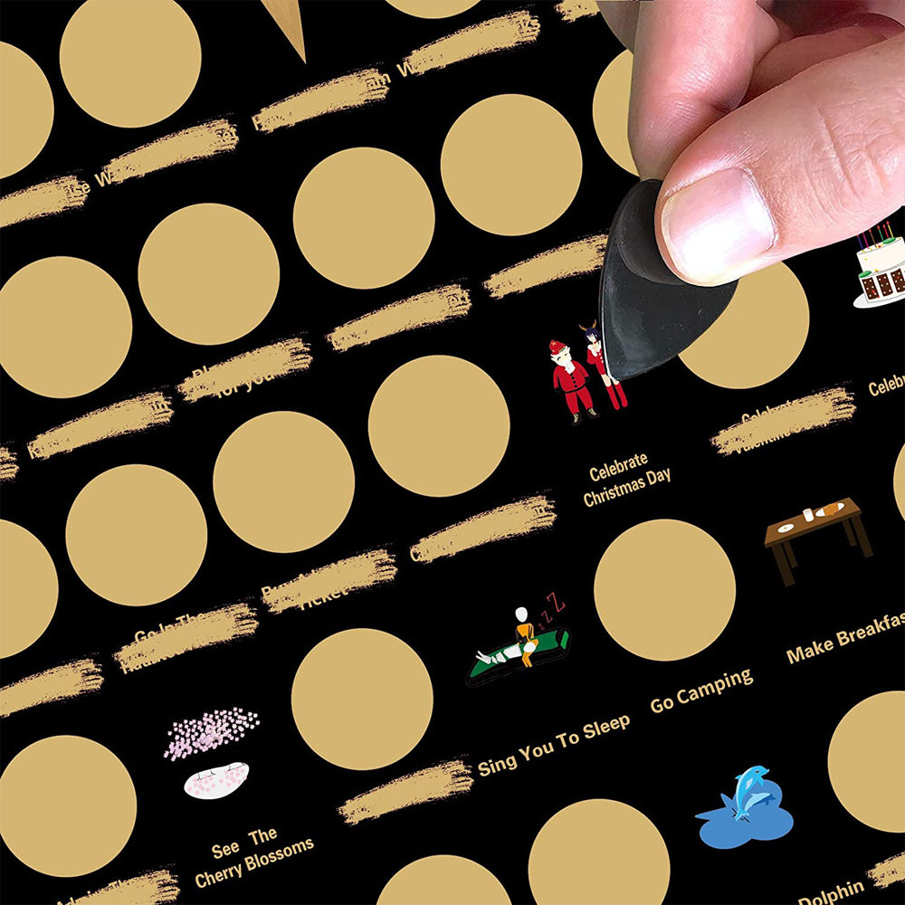 Couple Dates Bucket List 100 Things To Do Scratch Off Poster Valentine Idea