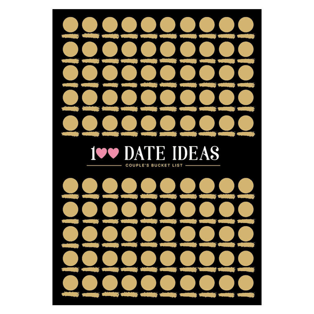 Couple Dates Bucket List 100 Things To Do Scratch Off Poster Valentine Idea