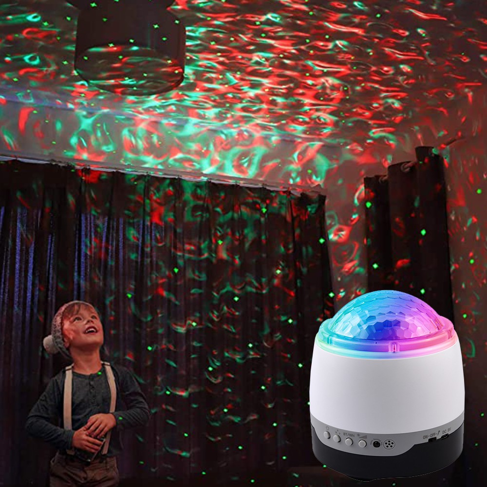 Galaxy Starry Night Lamp Star Projector Light Sleeping White Noise Sound Machine