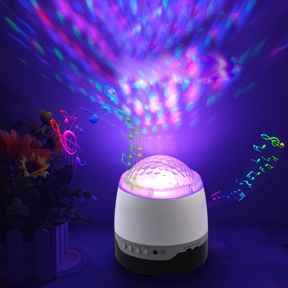 Galaxy Starry Night Lamp Star Projector Light Sleeping White Noise Sound Machine