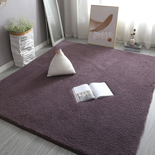 120x160cm Soft Shaggy Rug Fluffy Plush Area Rug Bedroom Carpet Home Decor Purple