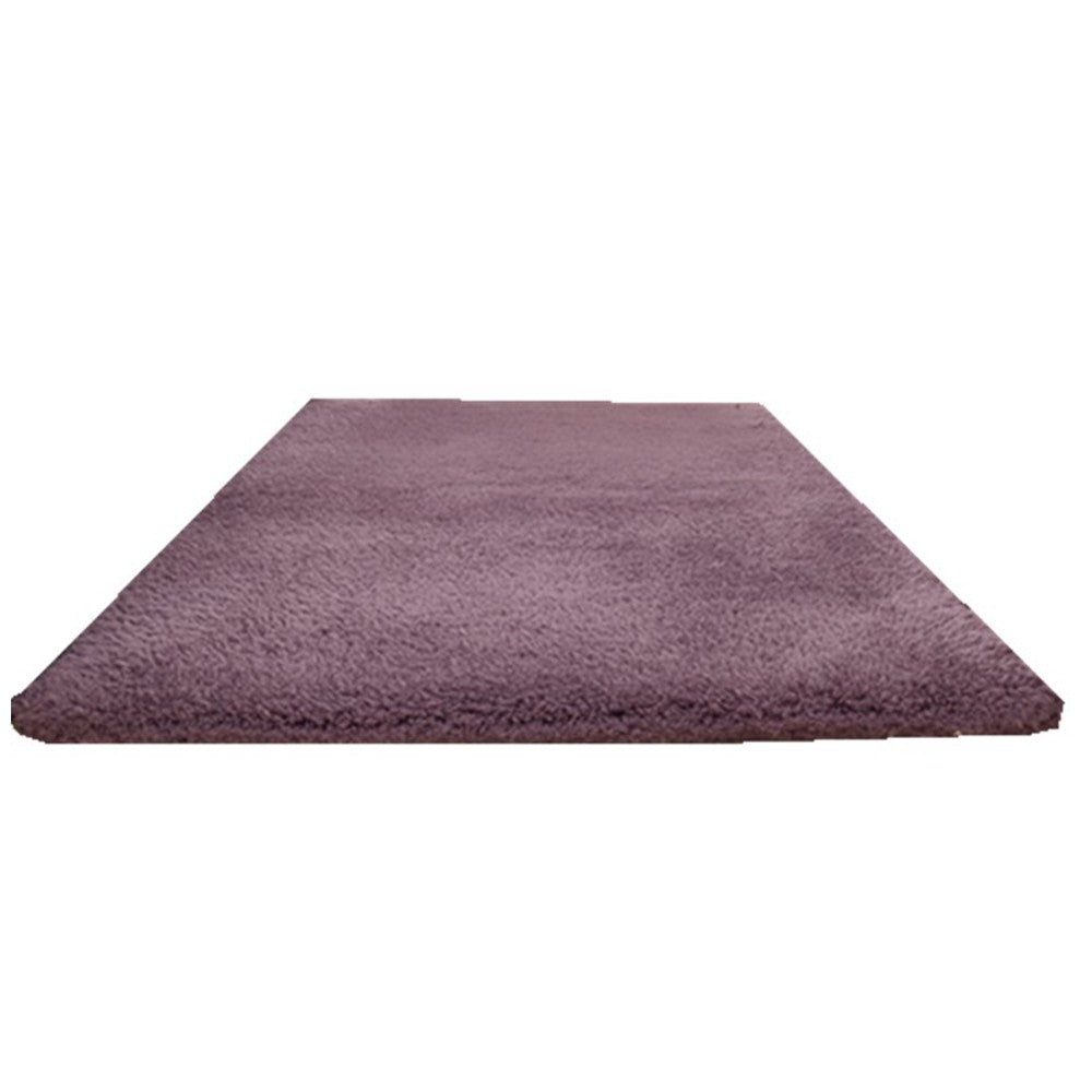 140x200cm Soft Shaggy Rug Fluffy Plush Area Rug Bedroom Carpet Home Decor Purple
