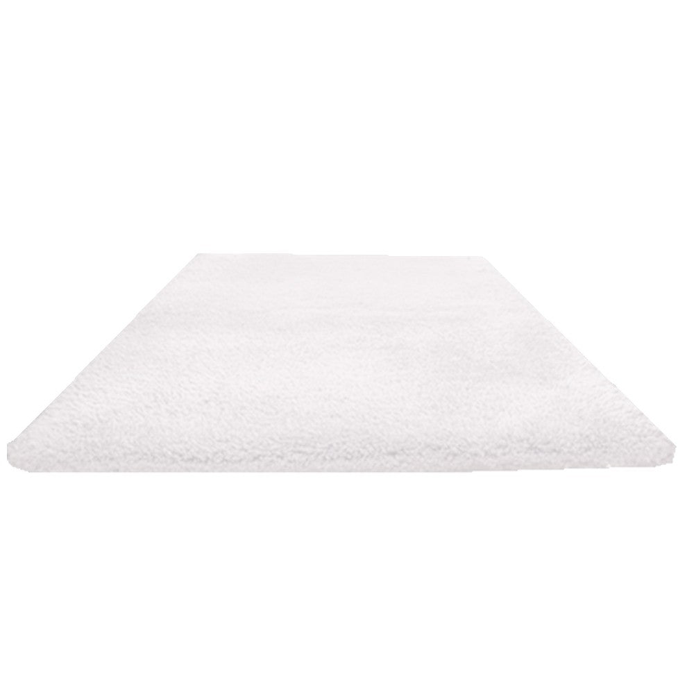 140x200cm Soft Shaggy Rug Fluffy Plush Area Rug Bedroom Carpet Home Decor White