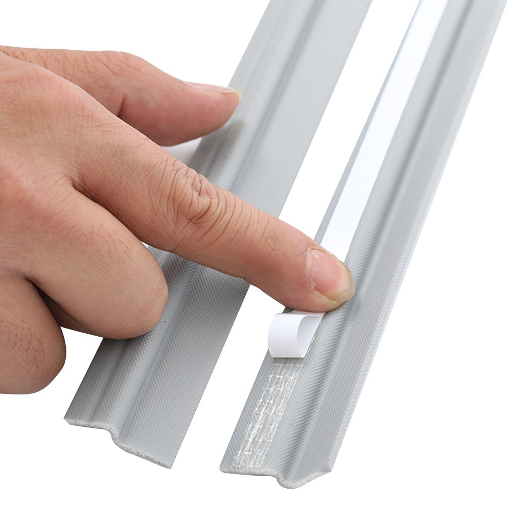 5M Self Adhesive Door Draft Stopper Sliding Window Soundproof Seal Strip Grey