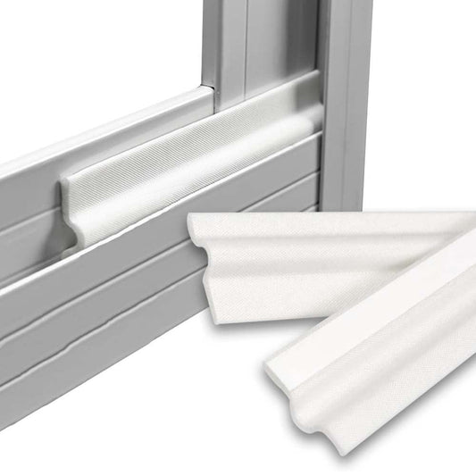 5M Self Adhesive Door Draft Stopper Sliding Window Soundproof Seal Strip White