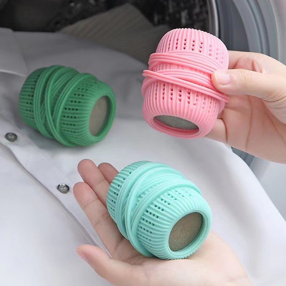 2Pcs Reusable Anti Entanglement Laundry Balls Washing Machine Cleaning Balls
