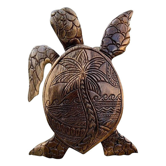 Resin Sea Turtle Figurine Statue Tortoise Sculptures Indoor Outdoor Garden Decor