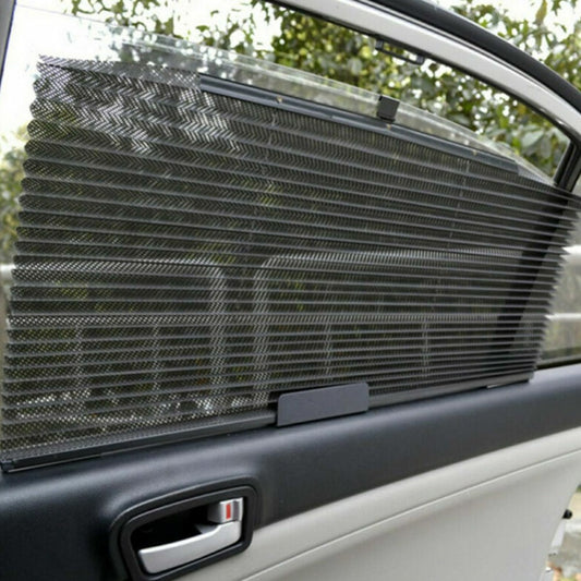 Pair of 57x60cm Retractable Car Side Window Sunshade Sun Shade Shield Curtain