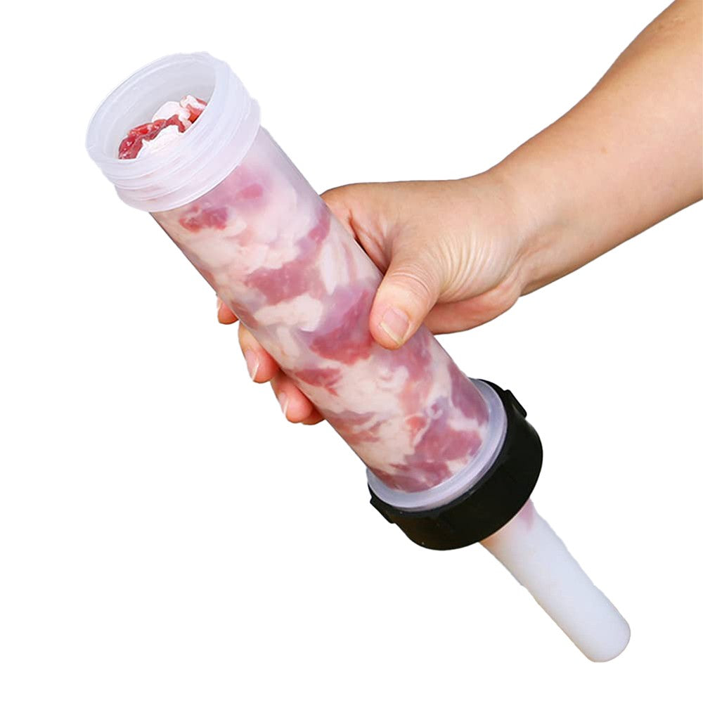 Manual Sausage Stuffer Maker Tool Meat Filling Machine with 3 Stuffing Tubes