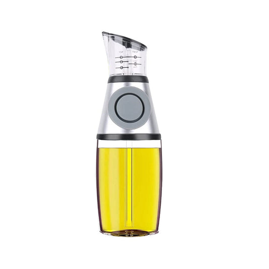 250ml Kitchen Glass Oil Dispenser Bottle with Measurement Scale