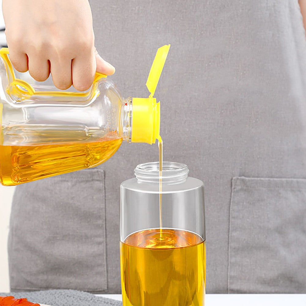 250ml Kitchen Glass Oil Dispenser Bottle with Measurement Scale