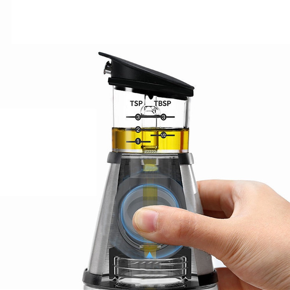 500ml Kitchen Glass Oil Dispenser Bottle with Measurement Scale