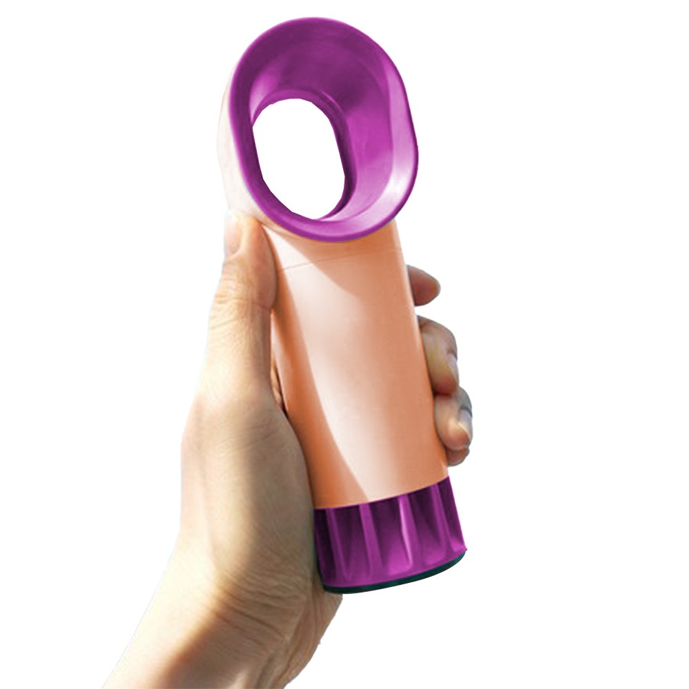 1Pc USB Rechargeable Cooling Bladeless Fan Desktop Fan Bladeless Fan Pink