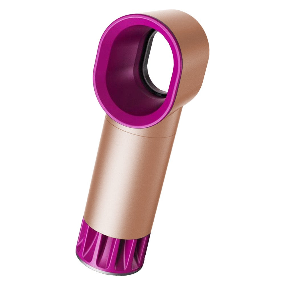 1Pc USB Rechargeable Cooling Bladeless Fan Desktop Fan Bladeless Fan Pink