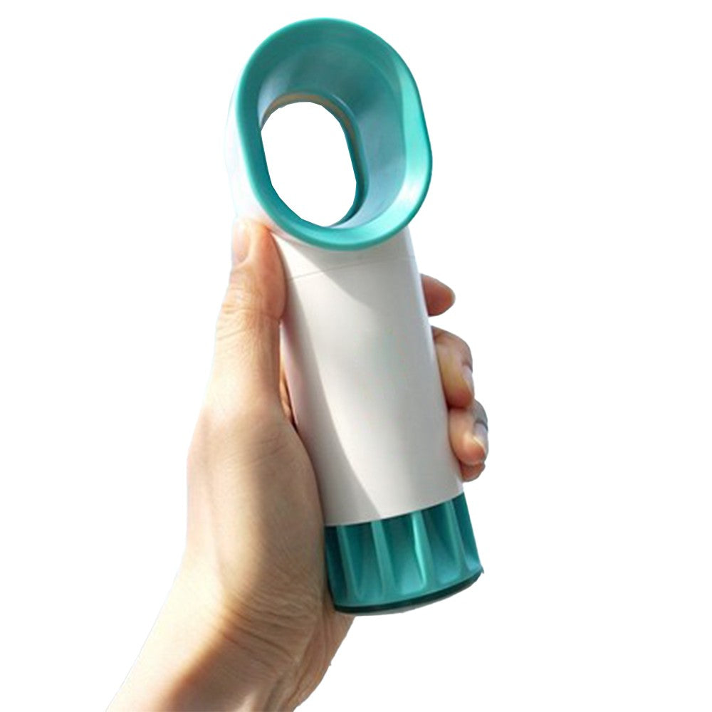 1Pc USB Rechargeable Cooling Bladeless Fan Desktop Fan Bladeless Fan White