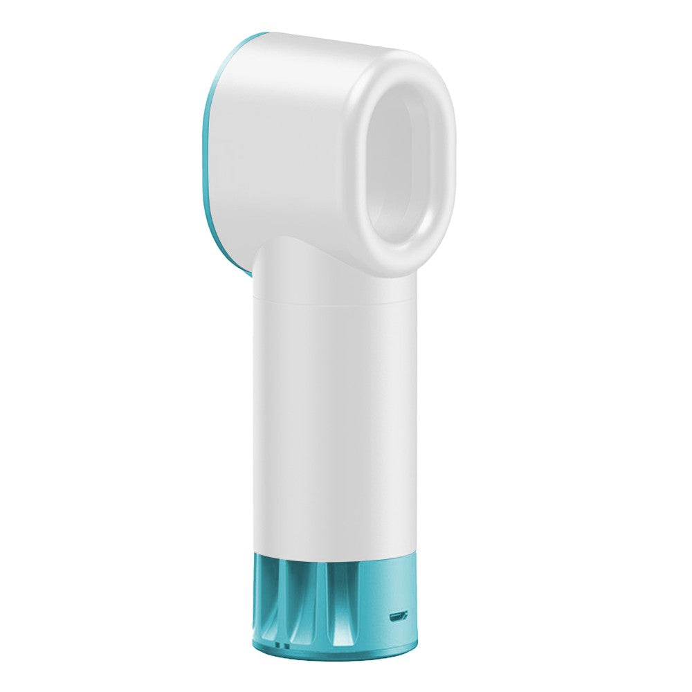 1Pc USB Rechargeable Cooling Bladeless Fan Desktop Fan Bladeless Fan White