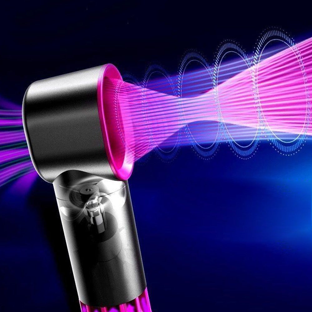 2Pcs USB Rechargeable Cooling Bladeless Fan Desktop Fan Bladeless Fan Pink White