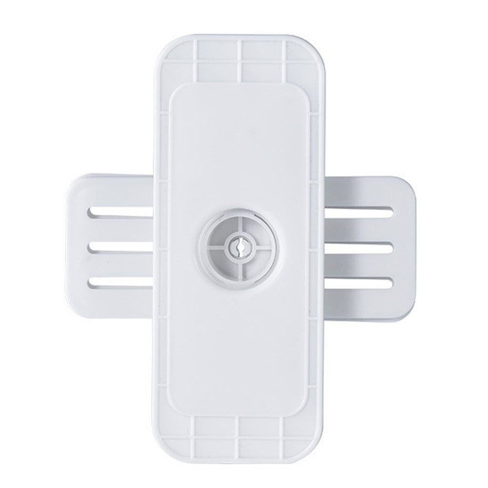 Set of 4Pcs Self Adhesive Punch Free Socket Holder Desktop Plug In Fixer Bracket