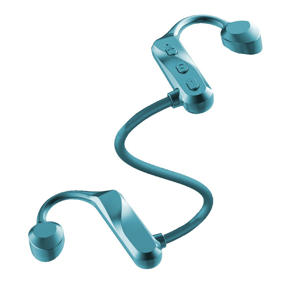 1 X Bluetooth 5.0 Air Conduction Headphones Wireless Sport Earphone Green