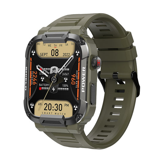MK66 Smart Watch Touch Screen Sports Fitness Tracker Sleep Heart Rate Monitor Green