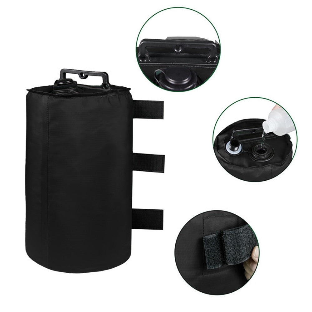 1 X Water Bags Canopy Weight Water Bag Weight Anchor Base for Gazebo Market Stalls Tent Awnings Camping Umbrella Black