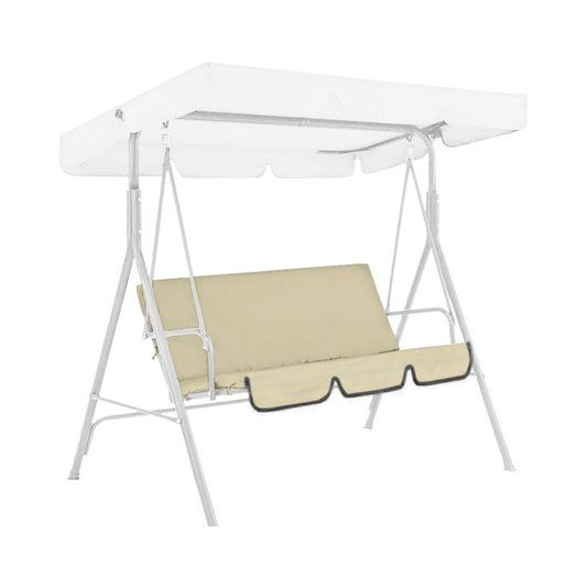 1 X For 3 Seater Swing Chair Water Resistant Seat Cover Garden Yard Chair Cushion Beige