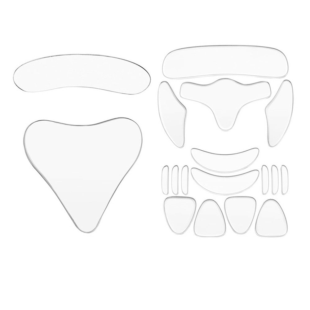 Set of 23Pcs Reusable Silicone Anti Wrinkle Facial Pad Lip Pad Belly Stomach Pad