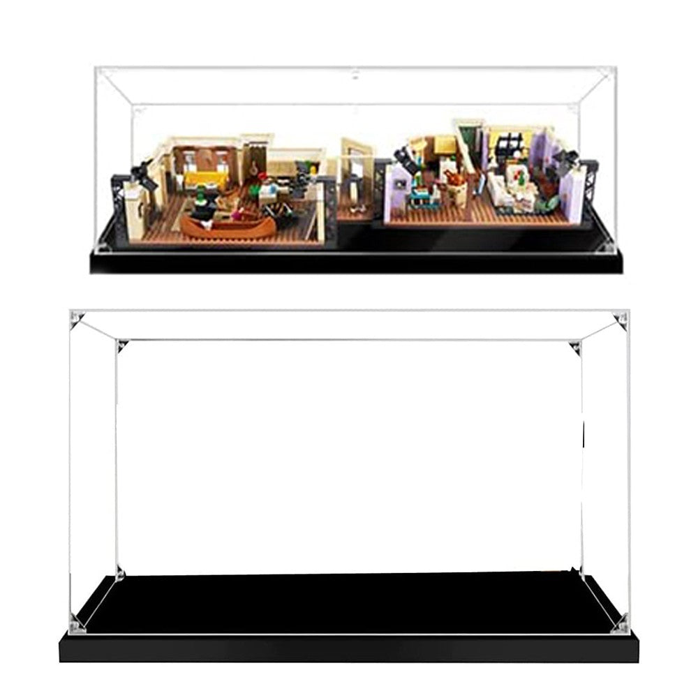Clear Acrylic Display Case Dustproof Showcase Countertop Box Cube Organizer Stand for Toy Collectibles