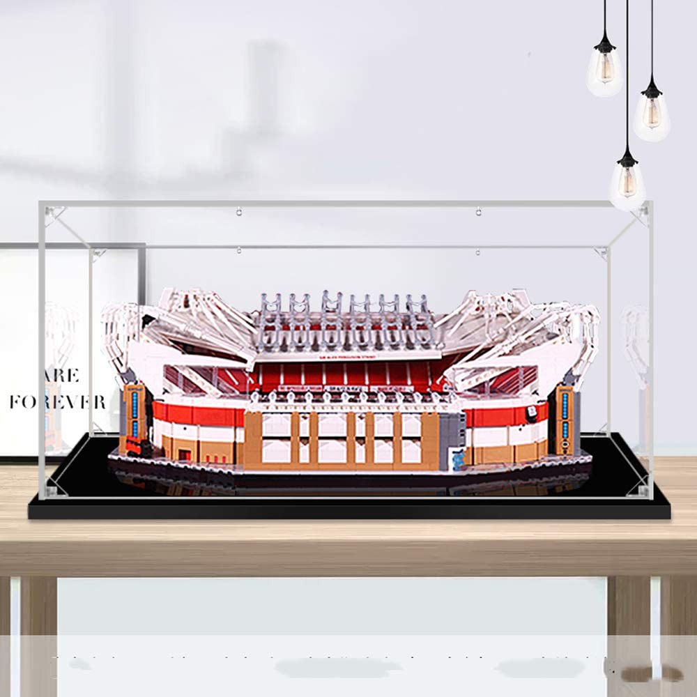 Clear Acrylic Display Case Dustproof Showcase Countertop Box Cube Organizer Stand for Toy Collectibles