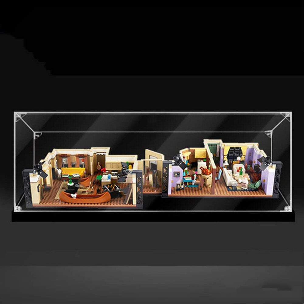 Clear Acrylic Display Case Dustproof Showcase Countertop Box Cube Organizer Stand for Toy Collectibles