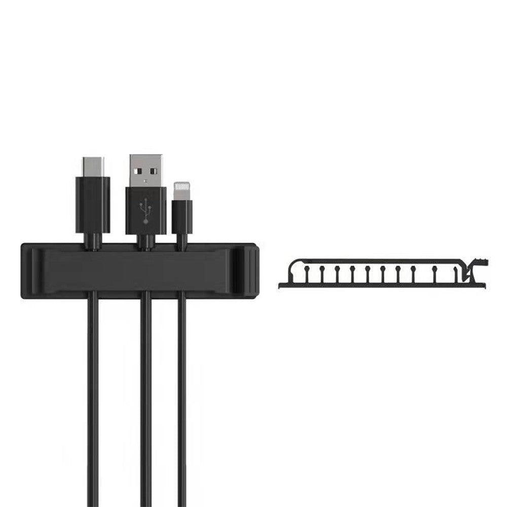 4Pcs Set Multi Slots Self Adhesive Cable Holder Cable Clips USB Charging Cable Management Clamp Wire Organizer