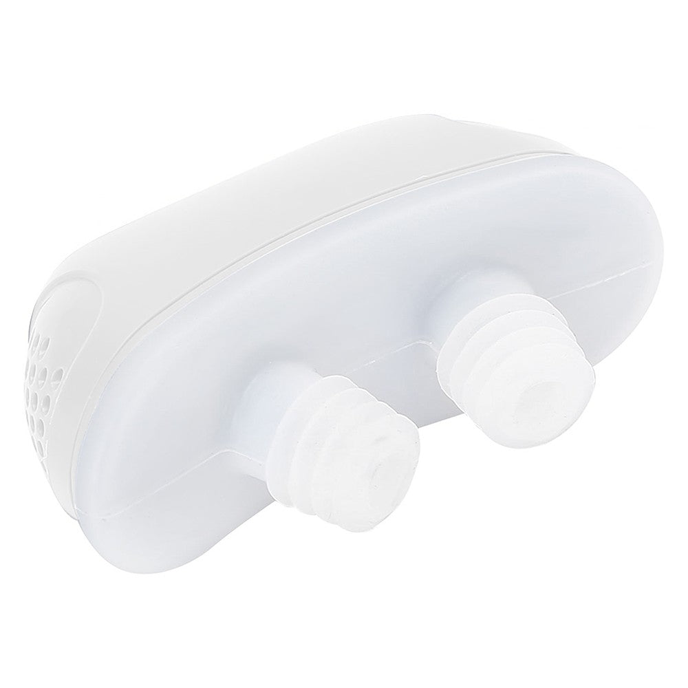 1 X Electric Anti Snoring Devices Stop Snoring Nose Vents Plugs Mini Sleep Aid Stopper for Blocked Nostrils White