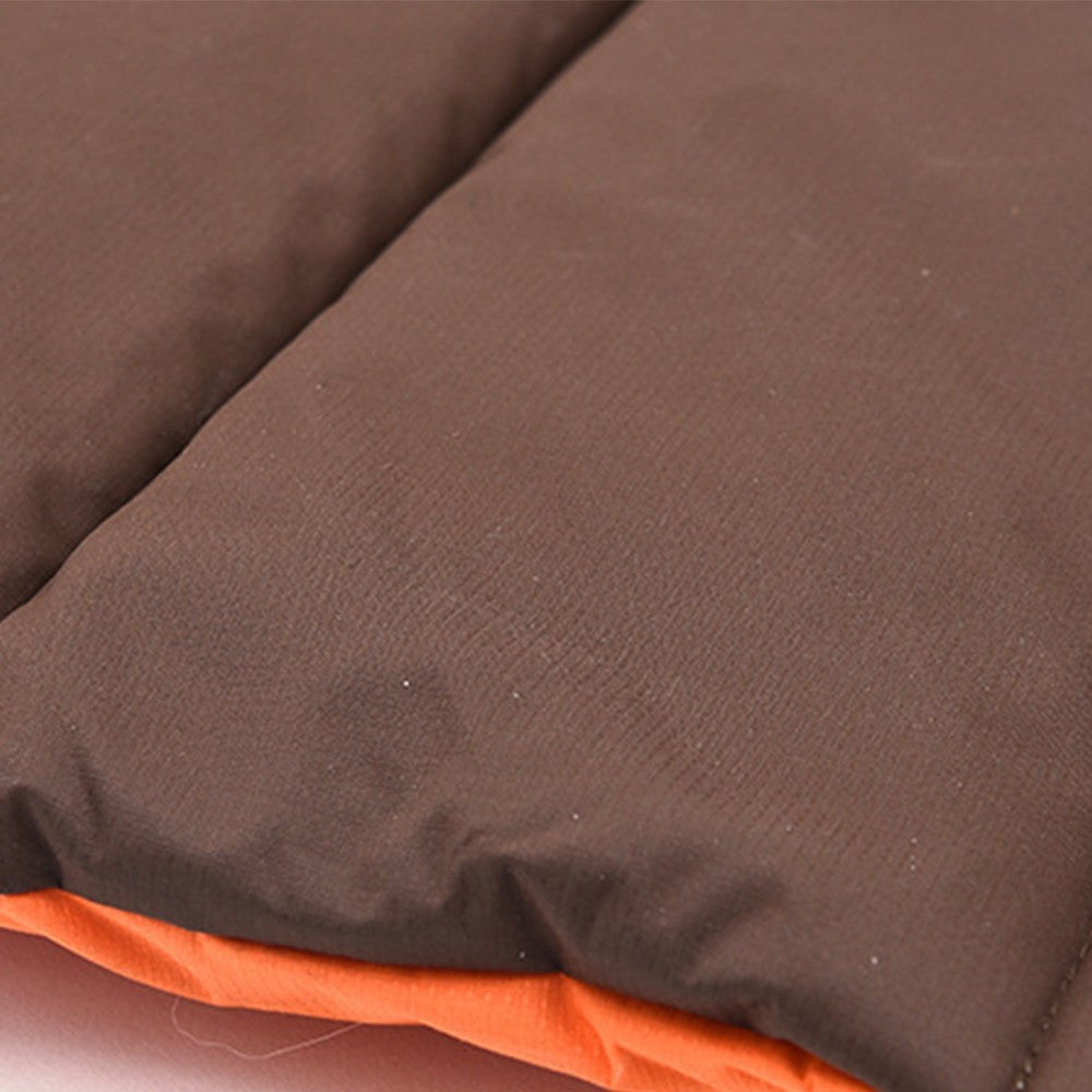 Water Resistant Outdoor Pet Dog Bed Portable Dog Sleeping Mat for Camping Travel Orange