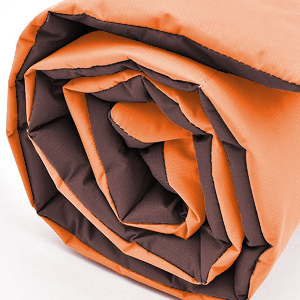 Water Resistant Outdoor Pet Dog Bed Portable Dog Sleeping Mat for Camping Travel Orange