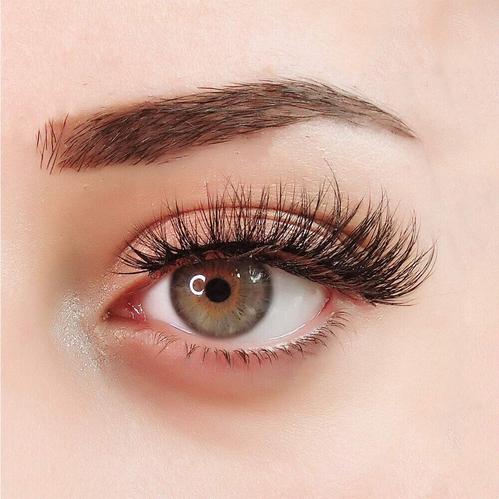 3 Pairs of Natural Curling False Eyelashes Natural Reusable Self Adhesive Fake Eyelashes