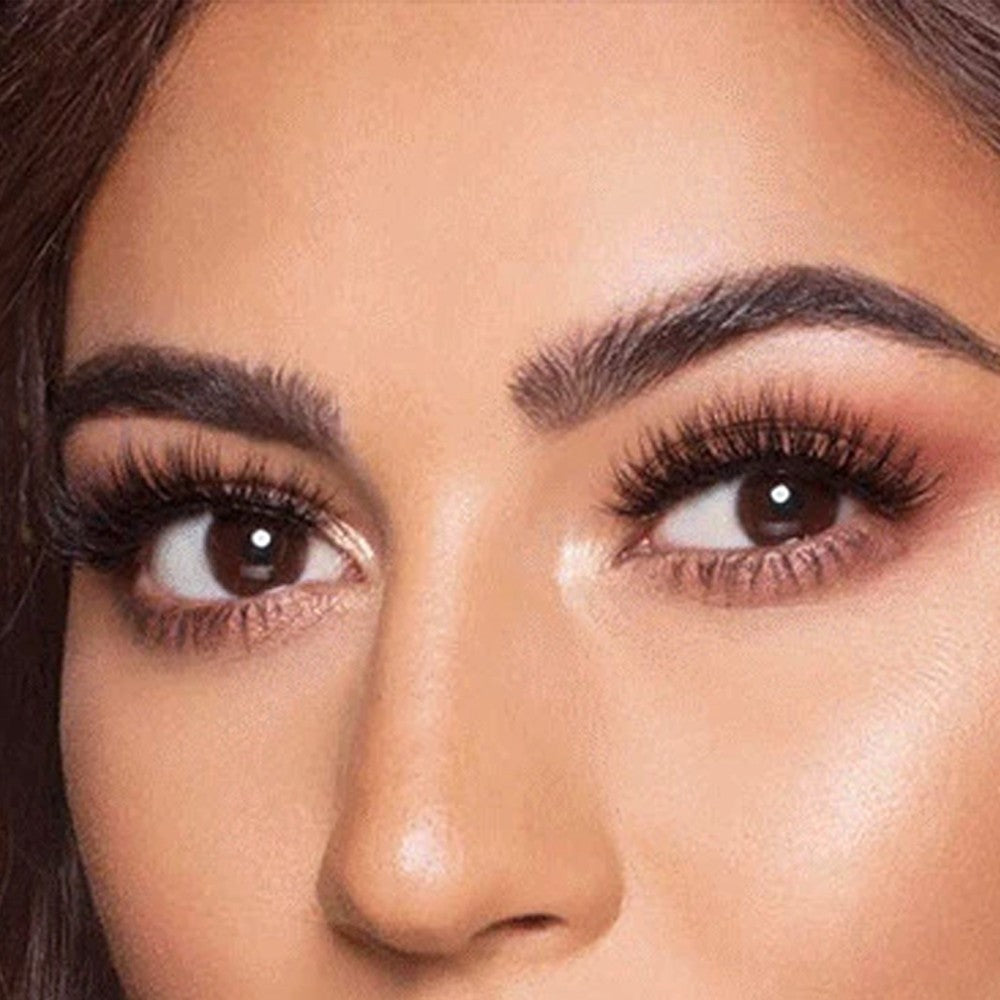 3 Pairs of Natural Curling False Eyelashes Natural Reusable Self Adhesive Fake Eyelashes