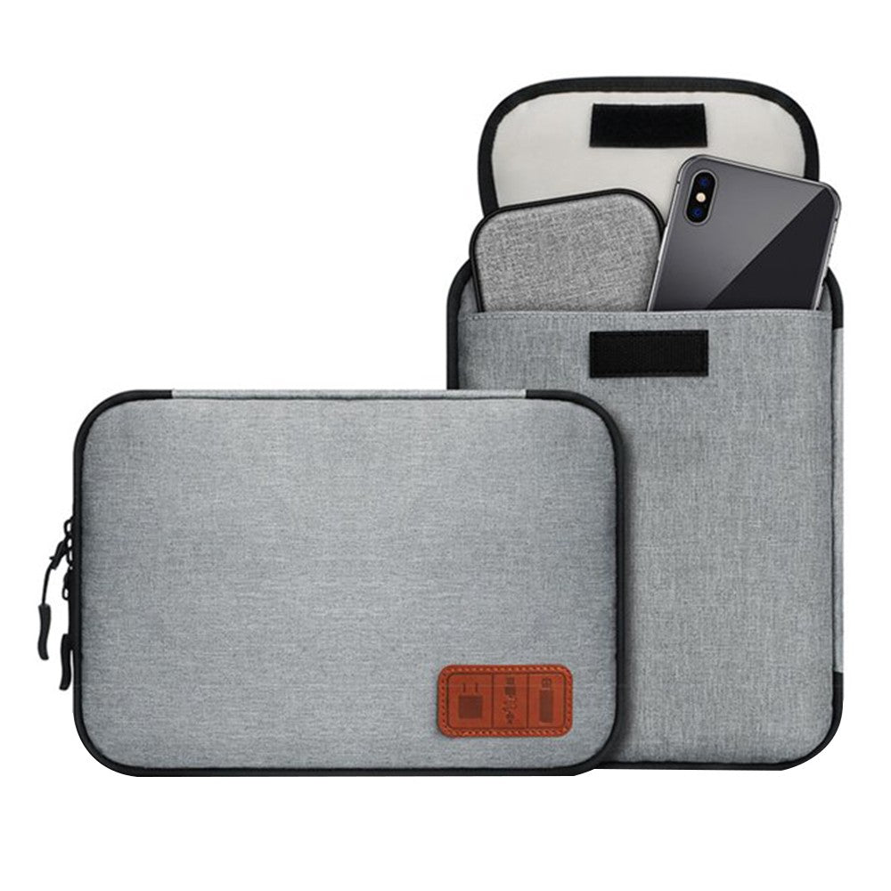 2 X 25x18cm Travel Cable Organizer Data Cable Bag Electronics Accessories Storage Bag