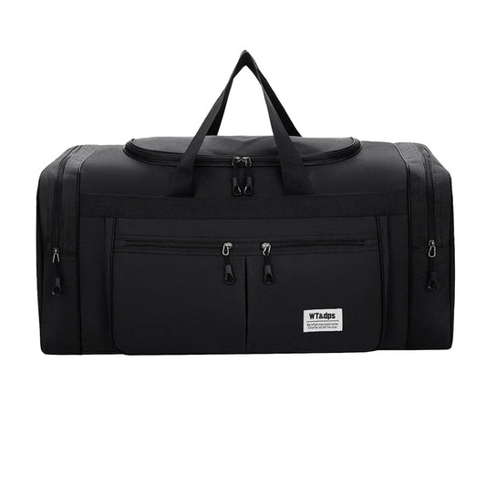 Large Capacity Mens Travel Duffle Bag Luggage Bag Water Resistant Gym Bag Sports Bag Handbags Black