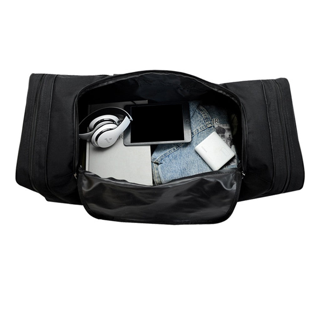Large Capacity Mens Travel Duffle Bag Luggage Bag Water Resistant Gym Bag Sports Bag Handbags Black