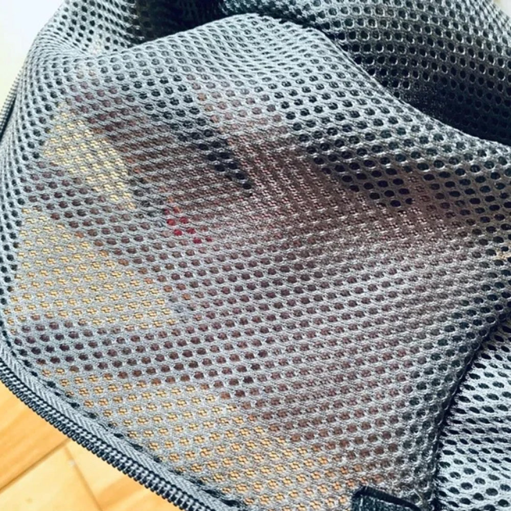 Pet Sling Carrier Bag with Phone Holder Cat Carrier Dog Carrier Rose Red M