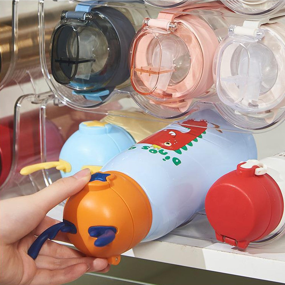 1 X Water Bottle Organizer for Cabinet Stackable Wine Bottle Storage Stand Beer Can Holder Rack