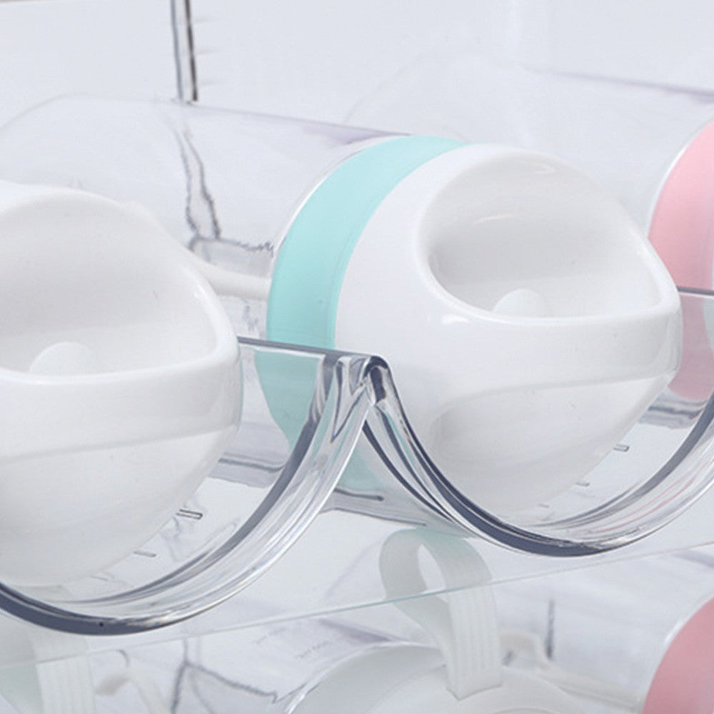 1 X Water Bottle Organizer for Cabinet Stackable Wine Bottle Storage Stand Beer Can Holder Rack