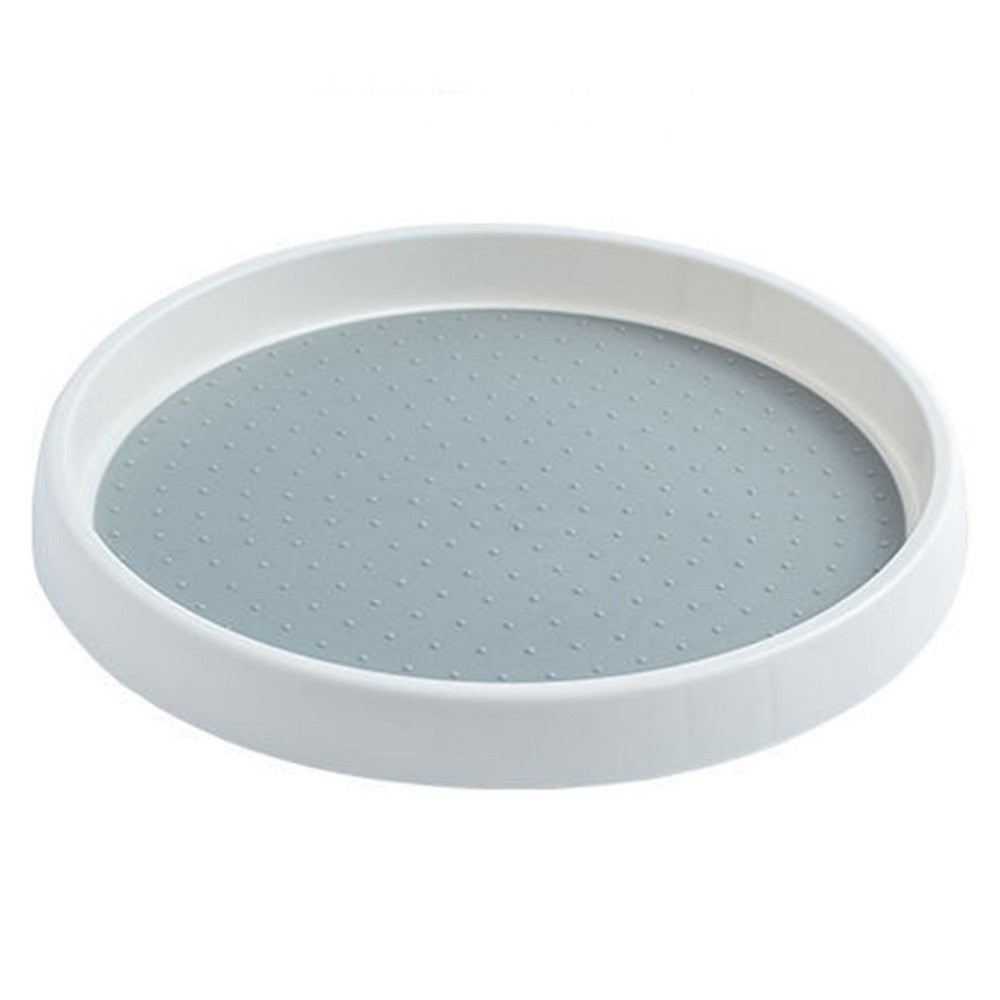 1 X Rotating Kitchen Spice Storage Tray Storage Rack Bathroom Swivel Tray